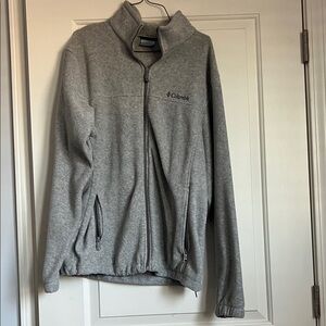 Columbia Heather Gray Fleece Jacket